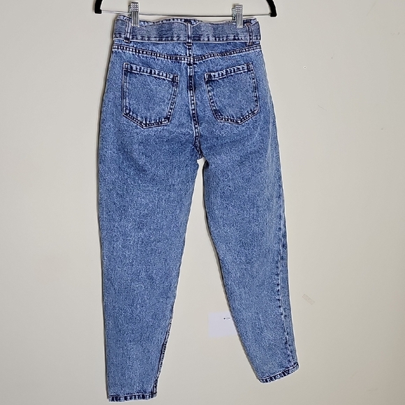 Denim&Co Blue High Rise Jeans Classic Style - Picture 6 of 9